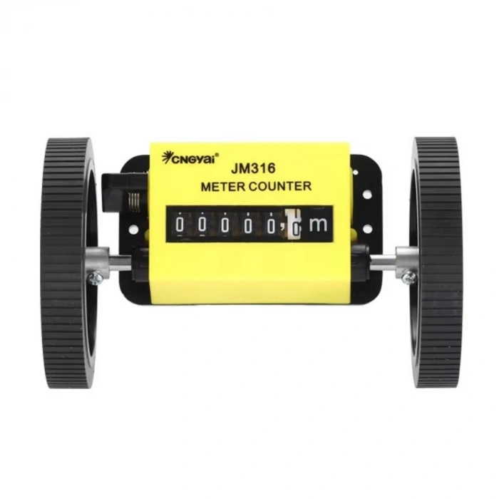 JM316 6-Digit Wheeled Mechanical Length Counter