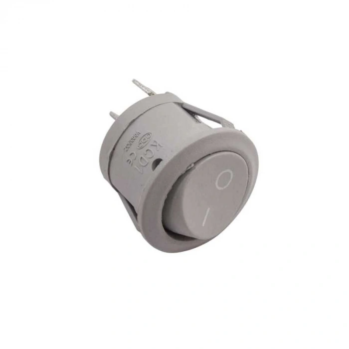 KCD1-2 ON-OFF Anahtar 2 Pin Gri