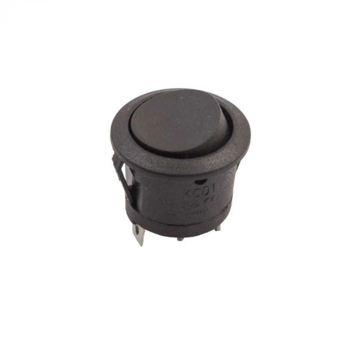 KCD1-2 ON-OFF-ON Anahtar 3 Pin Siyah