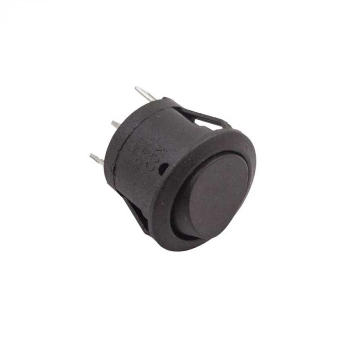 KCD1-2 ON-OFF-ON Anahtar 3 Pin Siyah