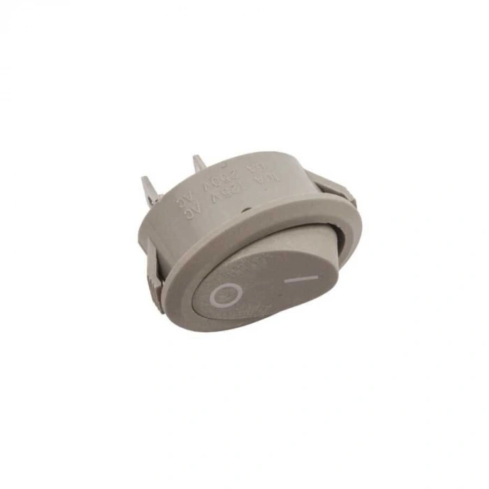 KCD1-3 Oval On/Off Anahtar 2 Pin Gri