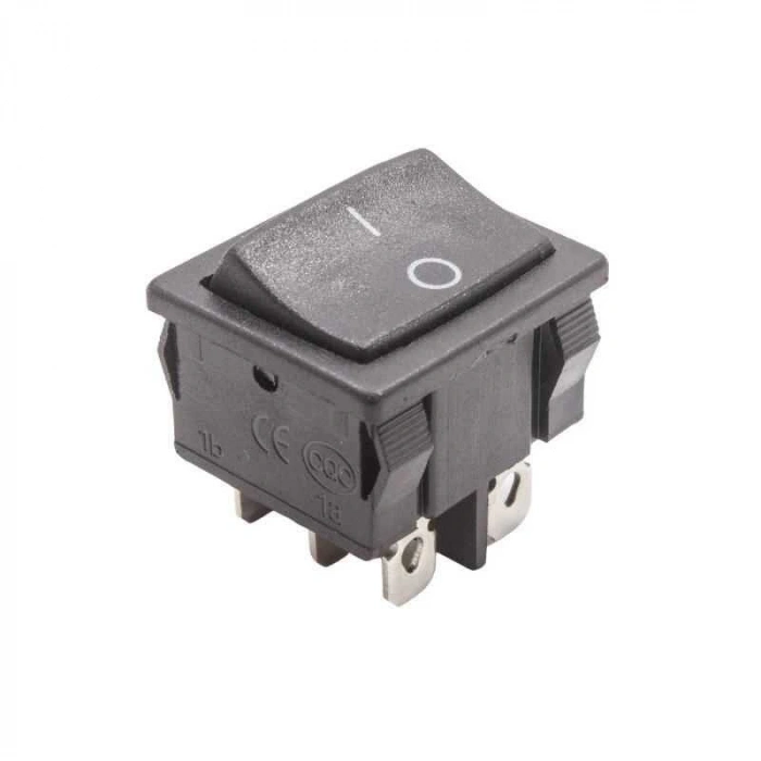 KCD4-602 ON-OFF Switch 6 Pin Siyah