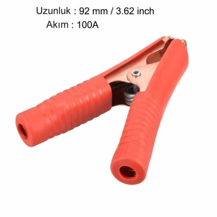 Kırmızı Akü Maşası 100A