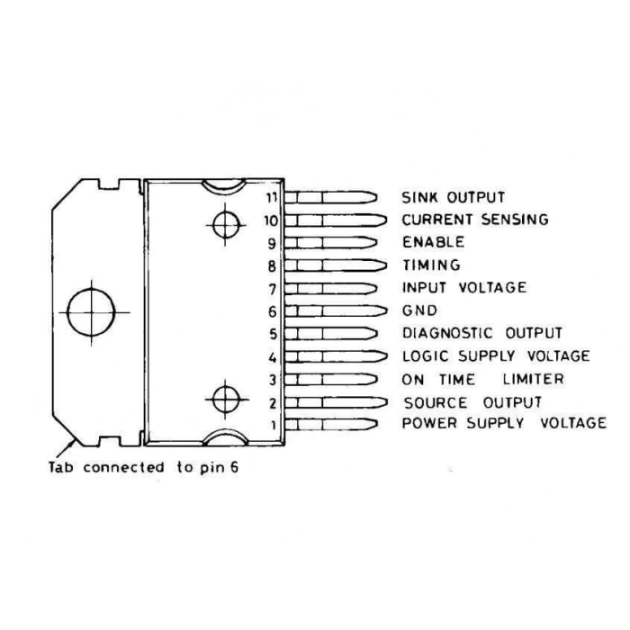 L294 Switch Mod Solenoid Sürücü Entegresi