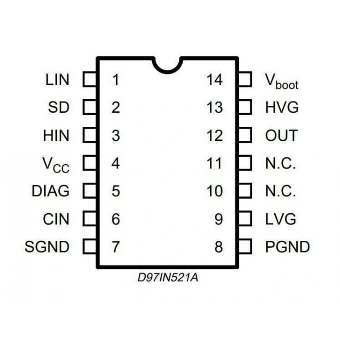 L6386 SMD SO14 Entegre