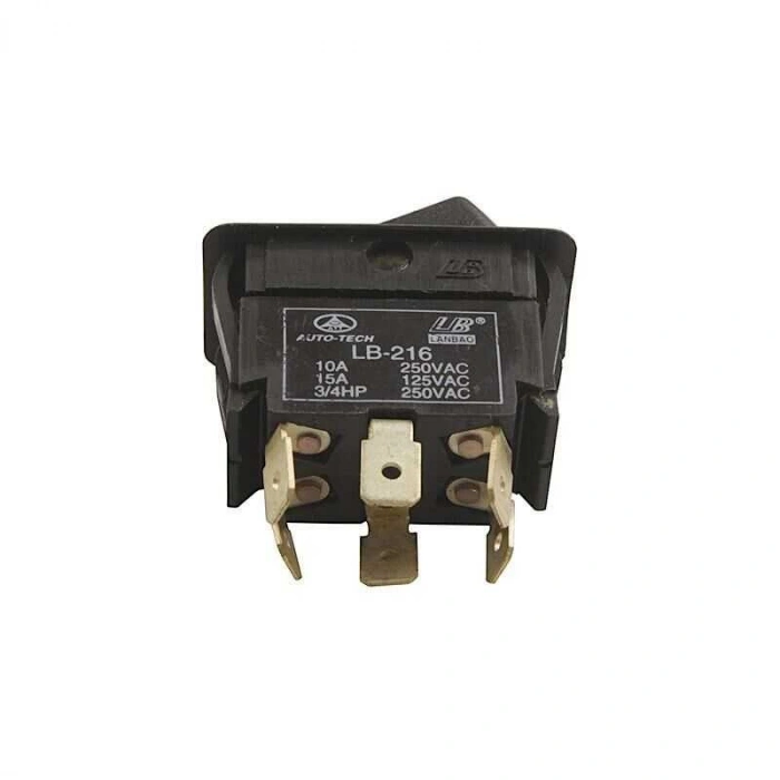 LB-216 On/Off Anahtar 6 Pin - Siyah