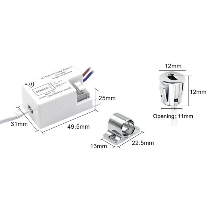 LD-ACSS01 AC 220V Temassız El Algılama Dolap Aydınlatma Sensörü