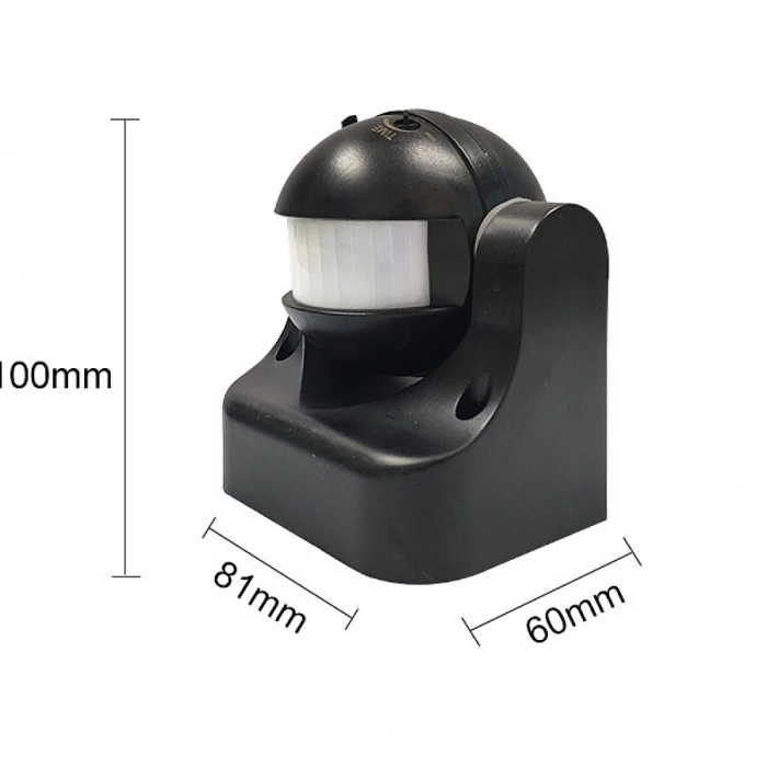 LD-TT-05 AC 220V 180° Ayarlanabilir PIR Hareket Sensörü