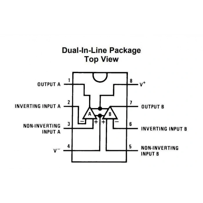 LF353N DIP-8 OpAmp Entegresi