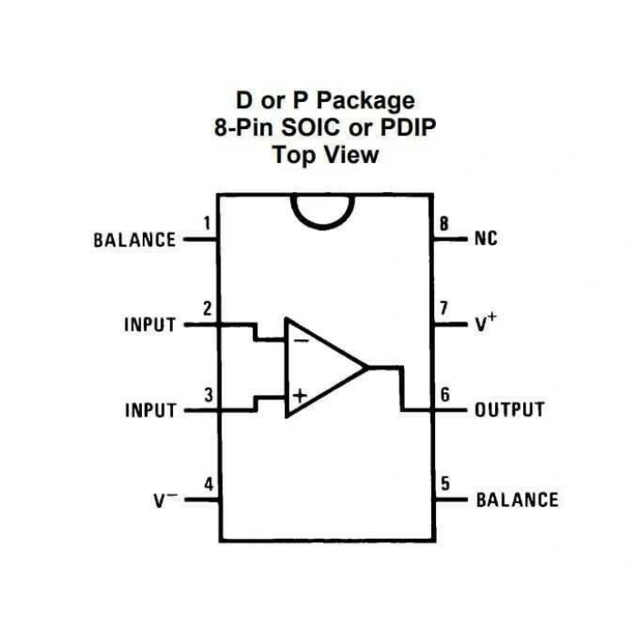 LF356 DIP-8 SMD OpAmp Entegresi