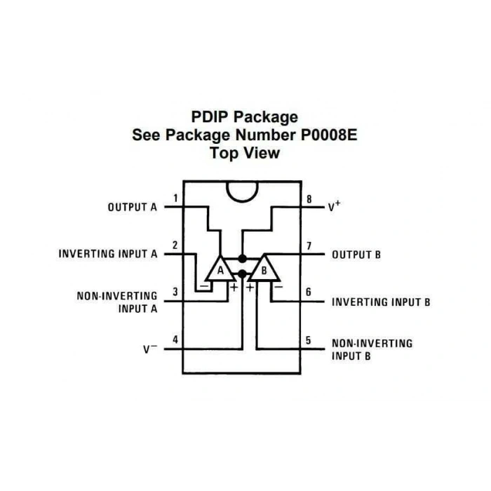LF442CN DIP-8 OpAmp Entegresi