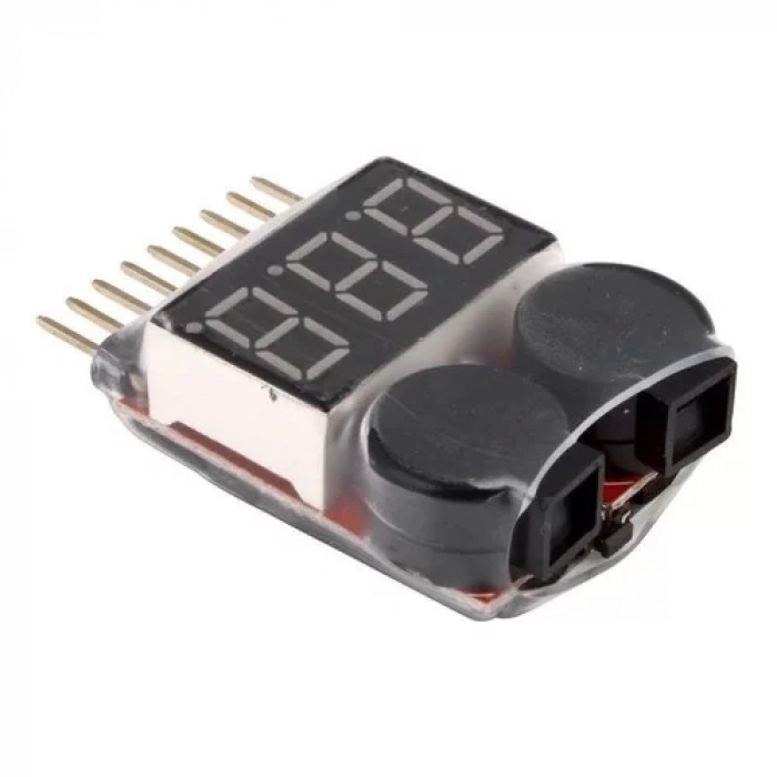 Lipo Tester Batarya Pil Voltaj Seviye Voltmetre Aleti