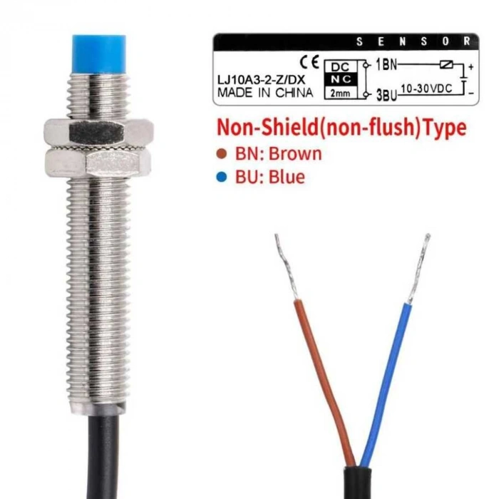 LJ10A3-2-Z/DX 6-36V 2mm NC Endüktif Mesafe Sensörü