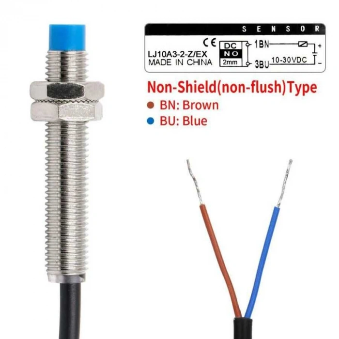 LJ10A3-2-Z/EX 6-36V 2mm NO Endüktif Mesafe Sensörü