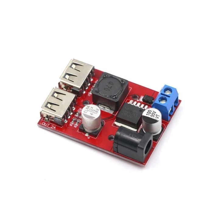 LM2596 Voltaj Regülatörü - Çift USB Çıkış