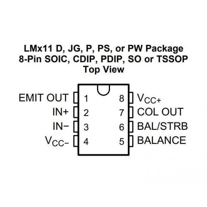 LM311 SMD SO8 Entegre