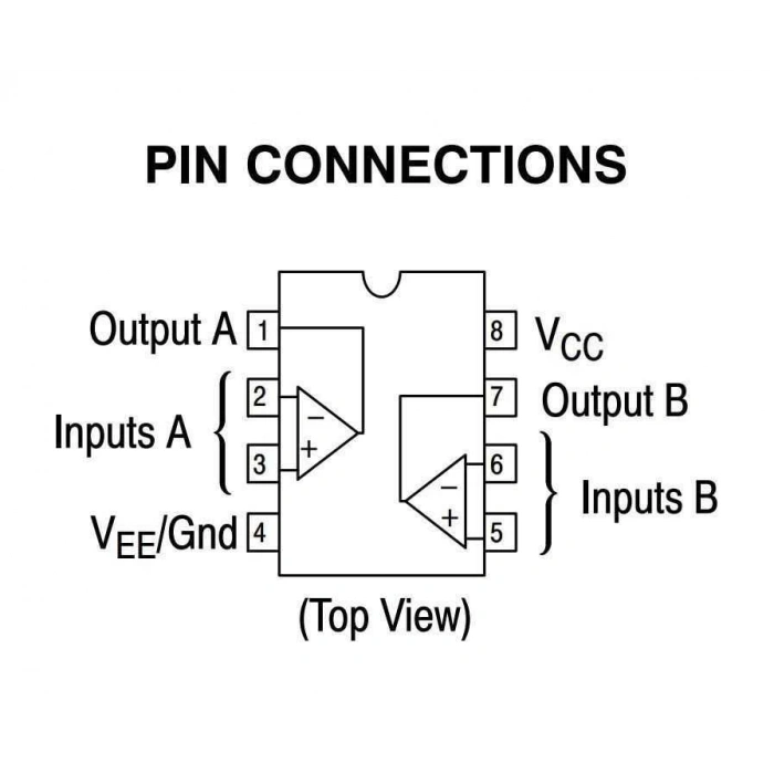 LM358 DIP8 Entegre