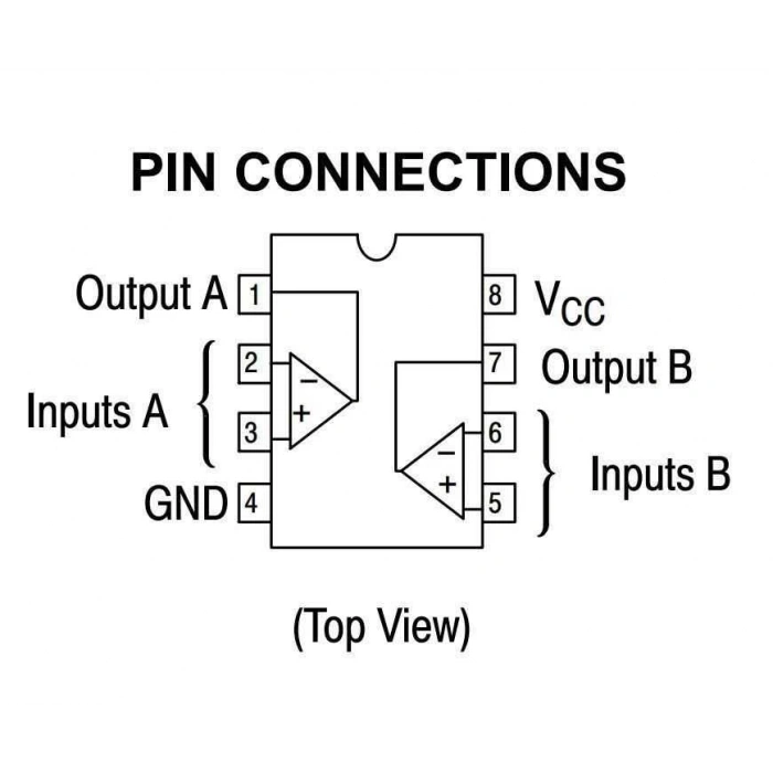 LM393 DIP8 Entegre