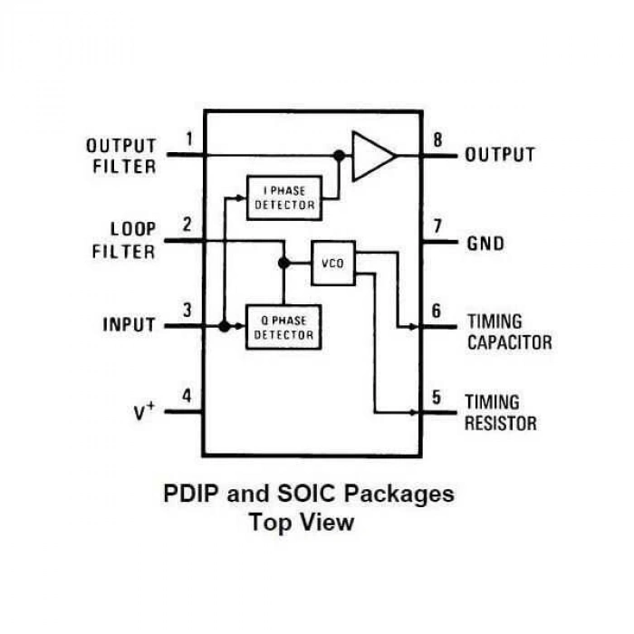 LM567CMX SOIC-8 Smd Codec Entegresi