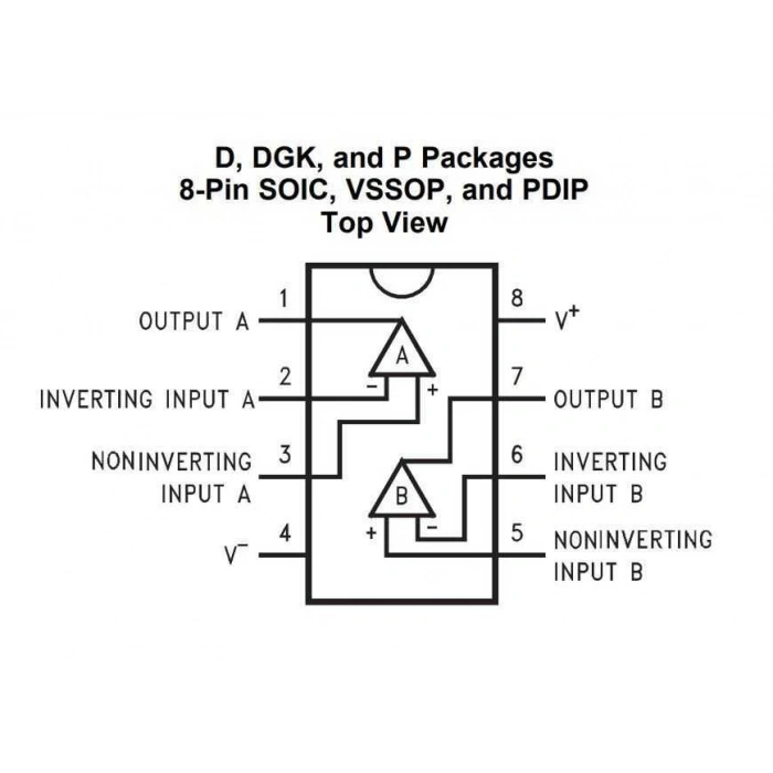 LMC6482IMX/NOPB SMD OpAmp Entegresi