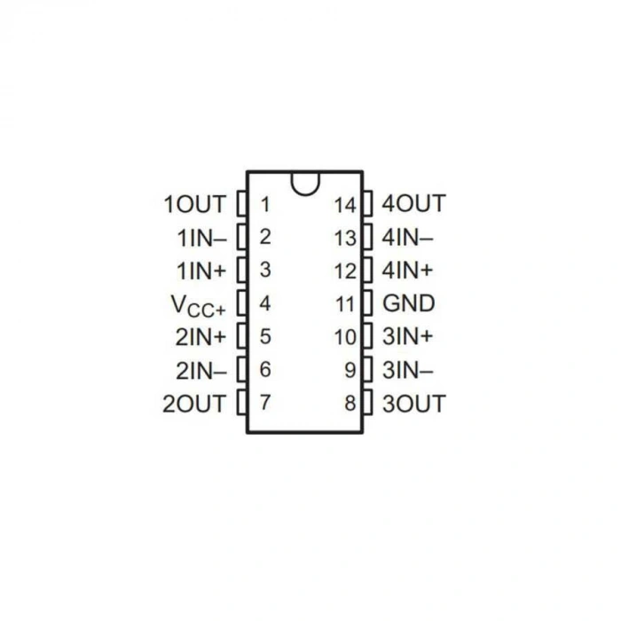 LMV324M SOIC-14 SMD OpAmp Entegresi