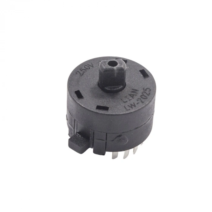 LW-2025 20mm 6 Konumlu Rotary Switch - Komitatör