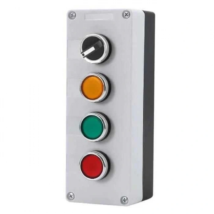 Mandal Switch ve Üçlü Push Buton Kutusu