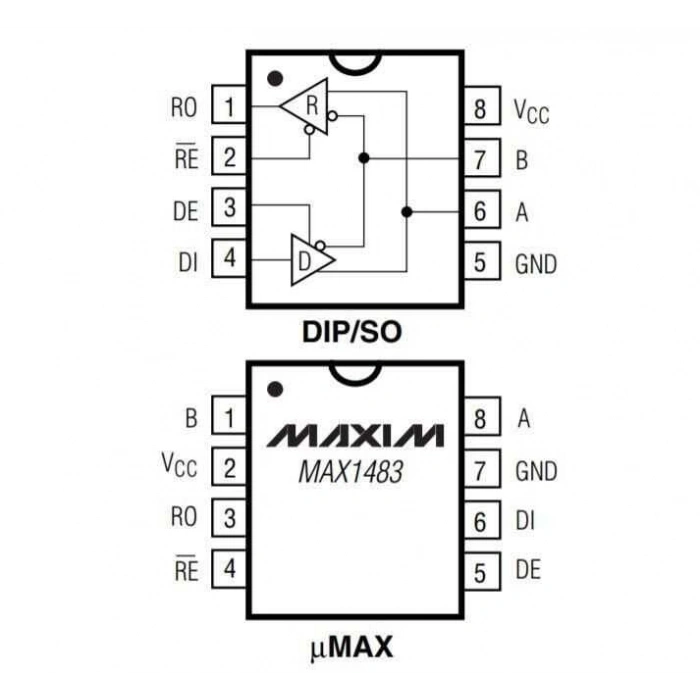MAX1483 SMD SO8 Entegre
