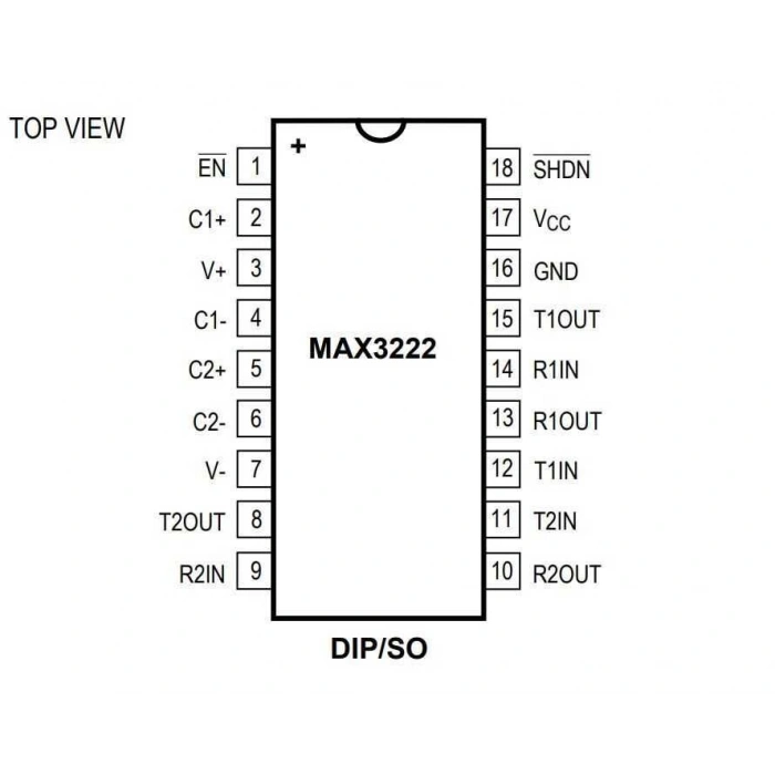 MAX3232ESE+ SOIC-16 SMD Entegre