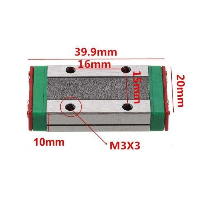 MGN9H Bilyalı Rulman Blok - MGN9H Araba