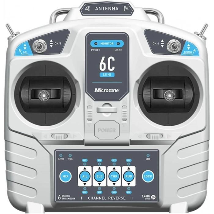 Microzone MC6C 2.4GHZ 6 Kanal Alıcı-Verici Drone Kumandası
