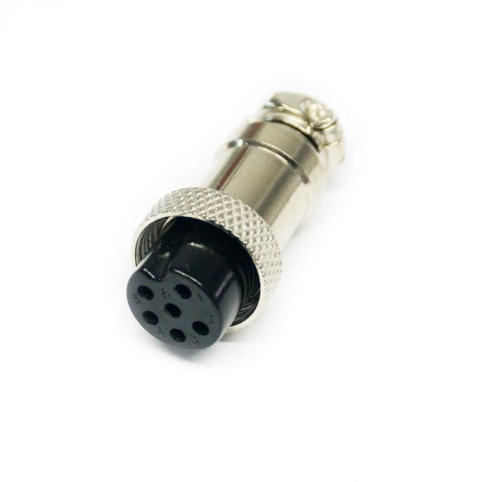 Mike Konnektör 16mm 6 Pin - Dişi