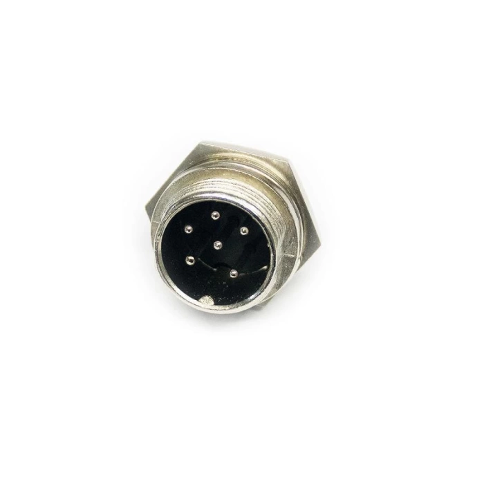 Mike Konnektör 16mm 6 Pin - Erkek