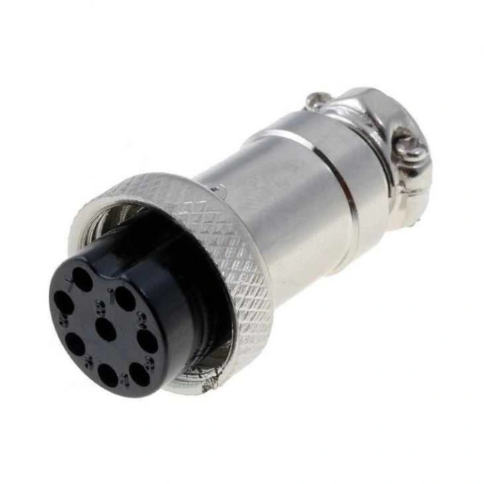 Mike Konnektör 8-Pin 16mm - Dişi