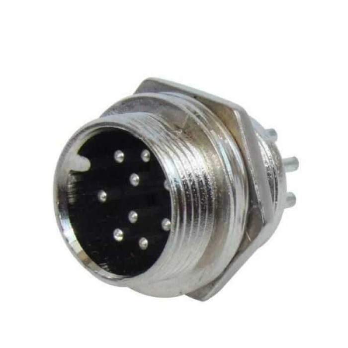 Mike Konnektör 8-Pin 16mm - Erkek