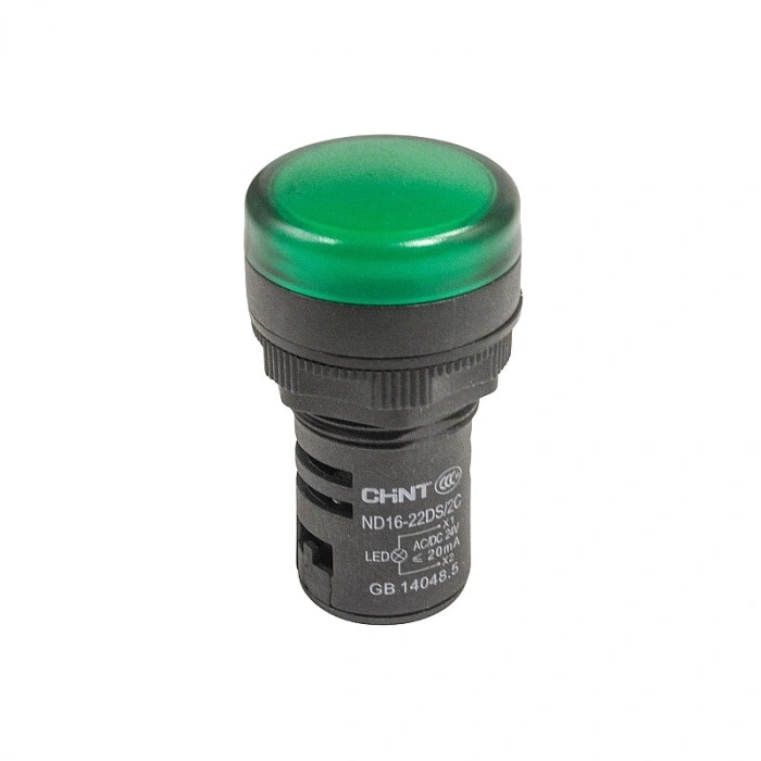 ND16-22DS/2C 24V AC/DC Sinyal Lambası - Yeşil