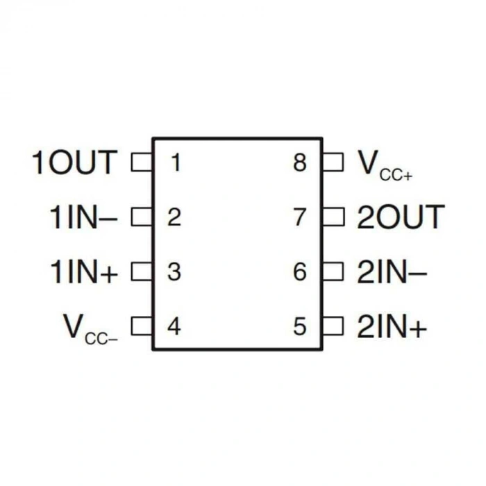 NE5532P DIP-8 OpAmp Entegresi