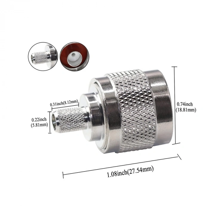 NJ-4 N-Tip Erkek Coaxial Konnektör
