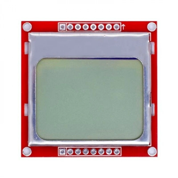 Nokia 5110 LCD Ekran - Kırmızı PCB
