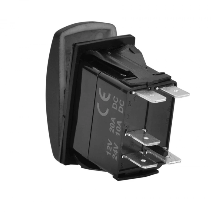 ON-OFF Mavi Işıklı Anahtar 5-Pin 12V-24V - Led Light Bar