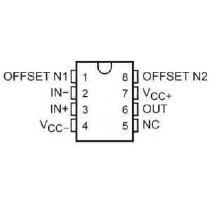 OP07 SOIC-8 OpAmp Entegresi