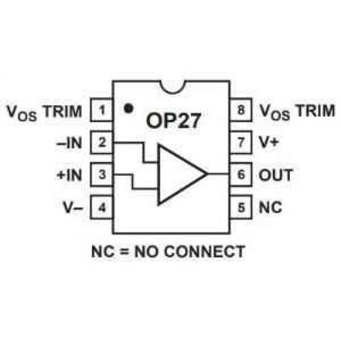 OP27G DIP-8 Ses Amplifikatör Entegresi