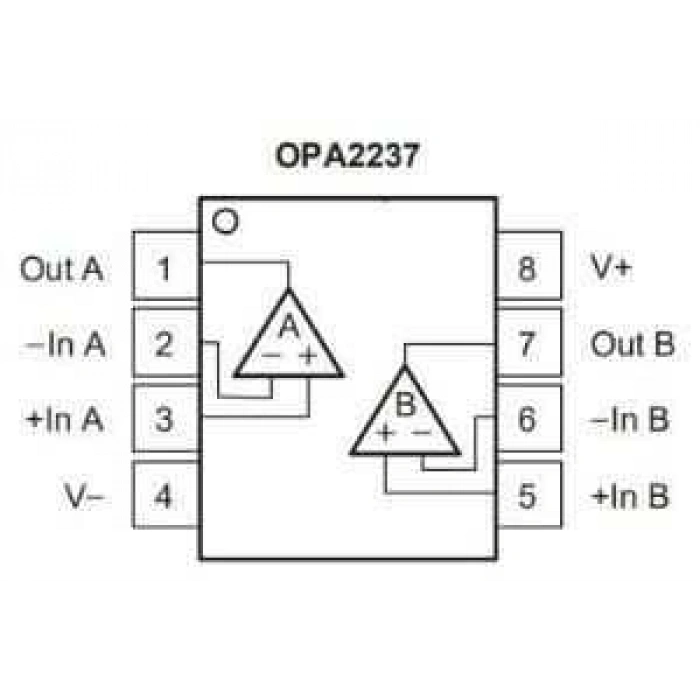 OPA2237UA SOIC-8 Operasyonel Amplifikatör