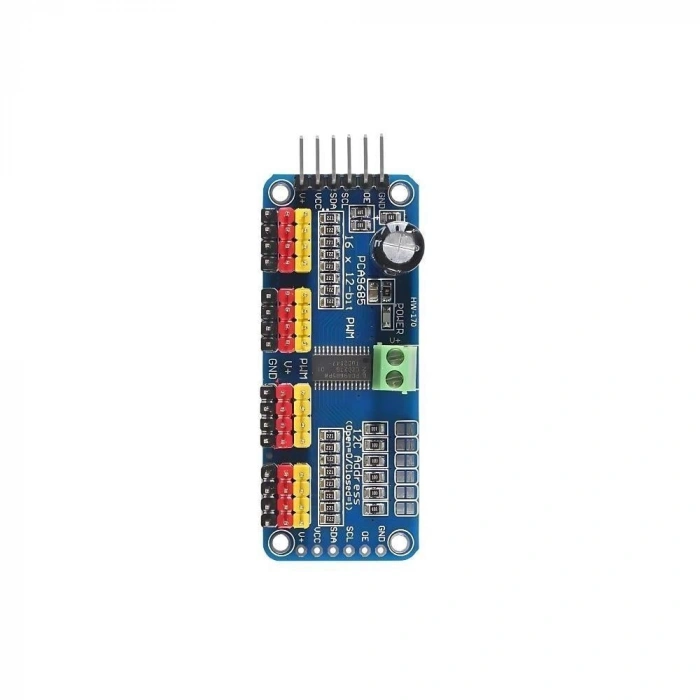 PCA9685 16 Kanal 12 Bit PWM Sürücü Lehimli