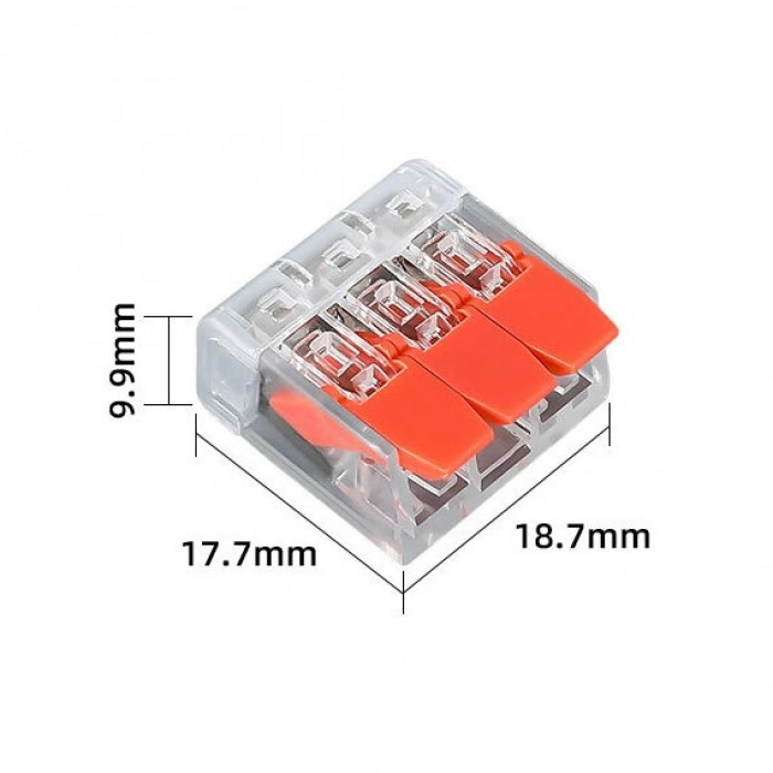PCT-413 3 Pin Tırnaklı Buat Klemens