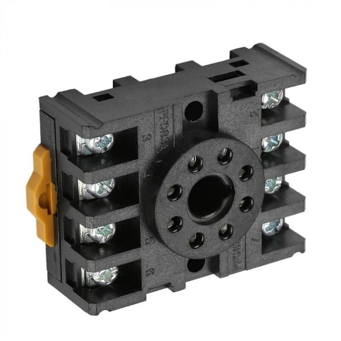 PF083A 8-Pin Vidalı Röle Soketi