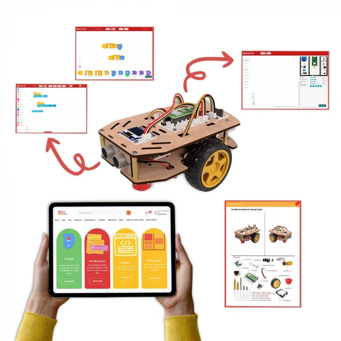 PicoBricks Voice Controlled Car