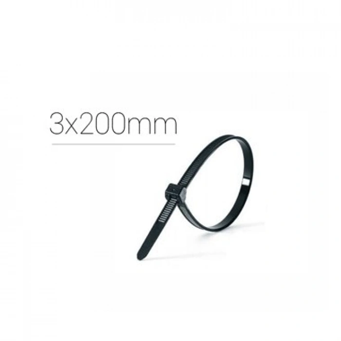 Plastik Kelepçe 3x200mm 100 Adet