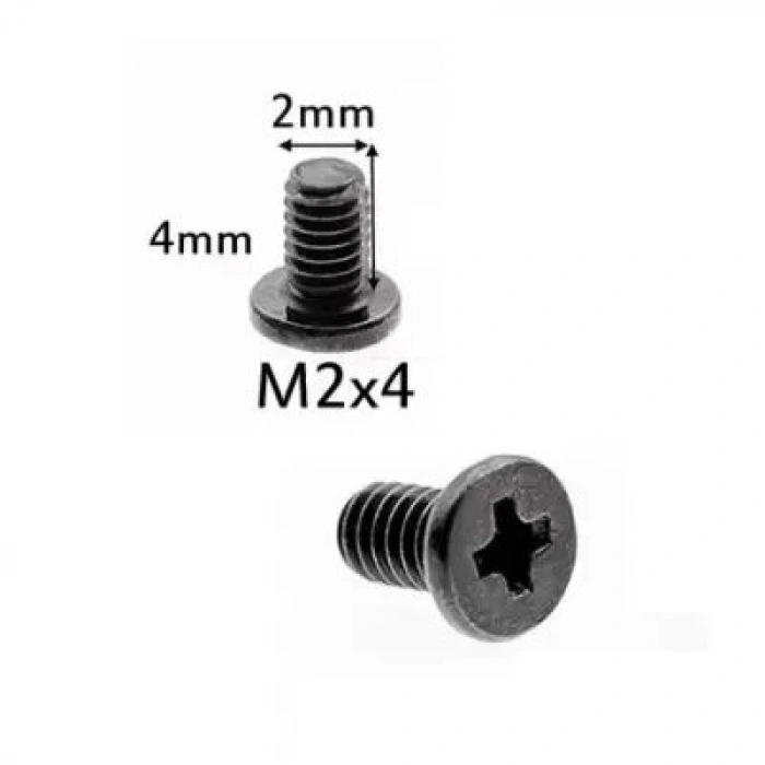 PM2 4mm Yıldız Baş Vida - 10 Adet