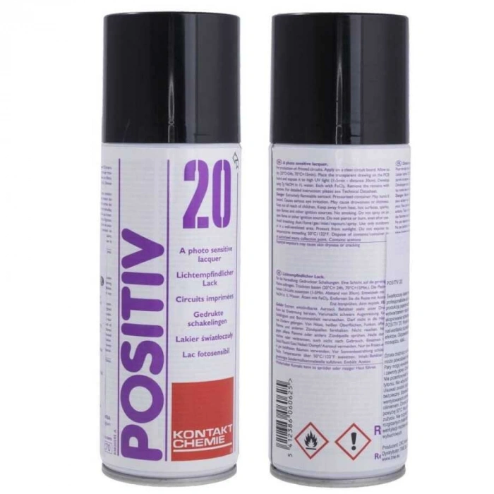 Positiv 20 - Baskı Devre Pozlama Spreyi 200ml
